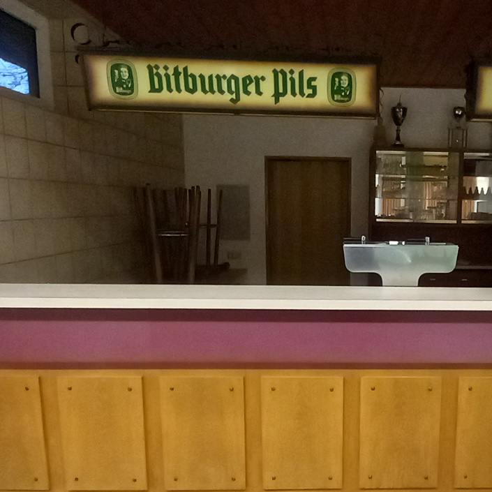 Neue Theke für das Gemeinde/Vereinshaus