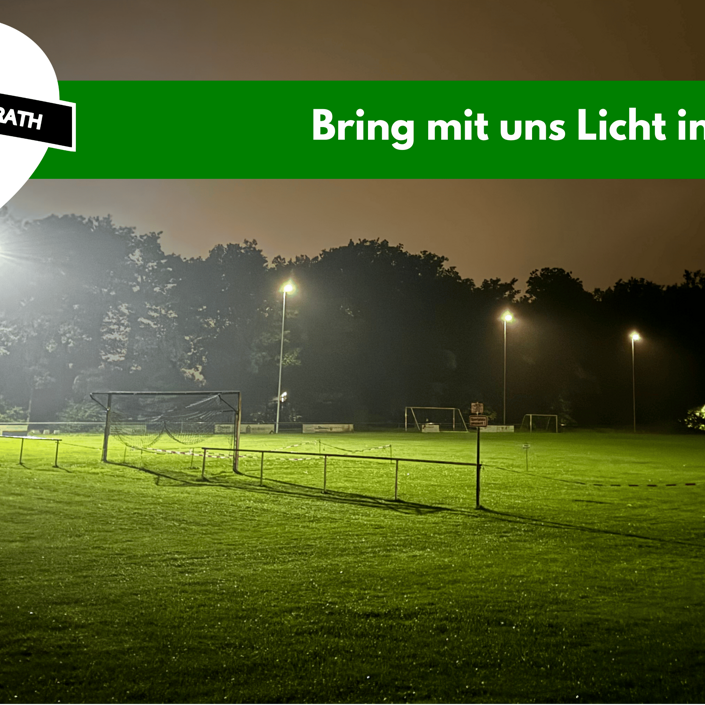 Umbau der Flutlichtanlage