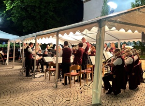 Faltpavillons für den Schlater Maibaumhock