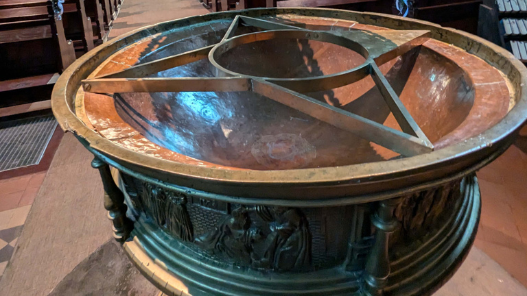 Restaurierung des Taufbeckens von St. Stephani