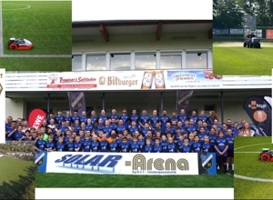 Unterhaltungsmaßnahmen der Rasenfläche des SV09 Somborn