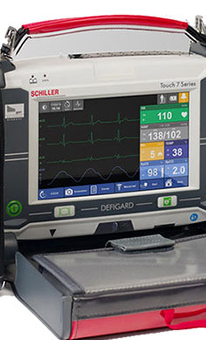 Bergwacht Lenggries Defibrillator mit Monitoring