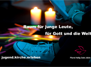 Fenster (auf) für die Jugendkirche Jülich