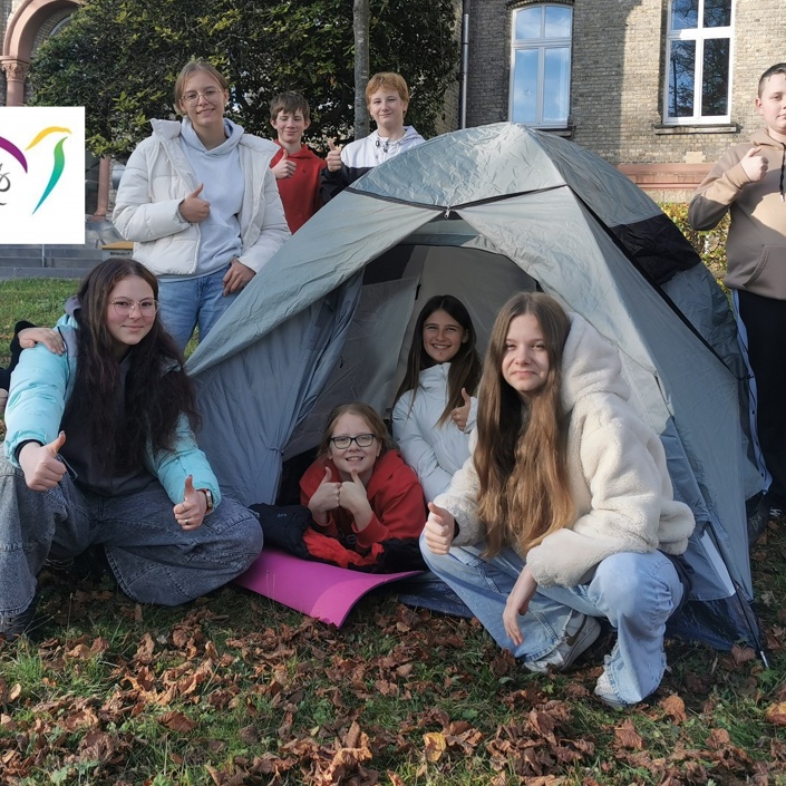 Expeditionsausrüstung für Jugendliche an der Carl-Kraemer-Realschule