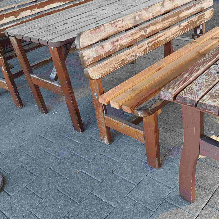 Stockschützen Karlshuld - Biertischgarnituren erneuern