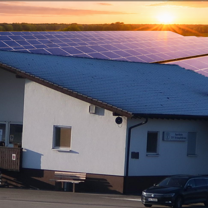Photovoltaik-Anlage beim TSV Strümpfelbrunn e.V.