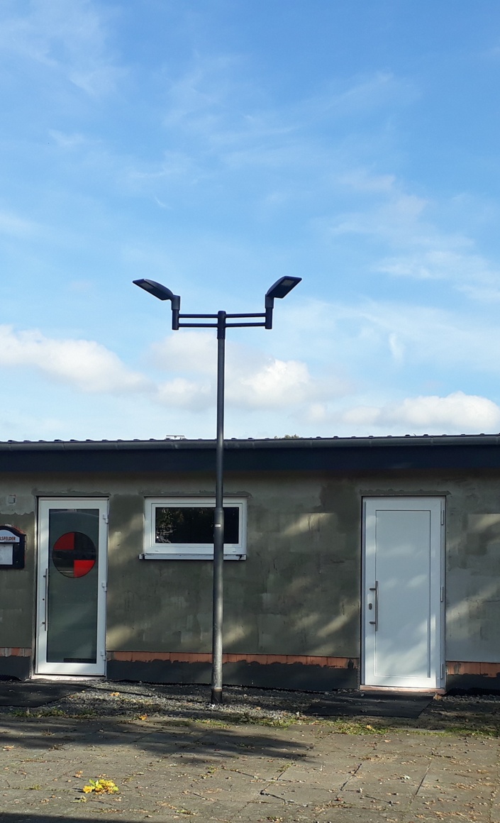 Vereinsheim SV 06 Alsfeld, Fertigstellung Umkleiden und Duschanlagen