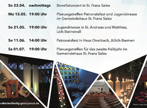 Fenster (auf) für die Jugendkirche Jülich