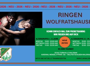 Starthilfe für die Ringerabteilung der DJK Waldram e. V.