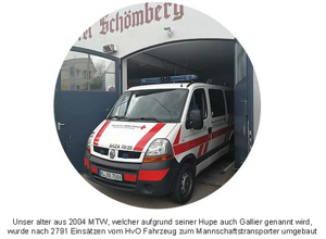 Ein neuer Mannschaftstransportwagen
