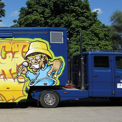 Die Karawane - Das Musikmobil für Flüchtlinge