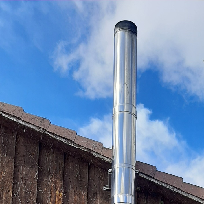 Kamin für die Kelterei