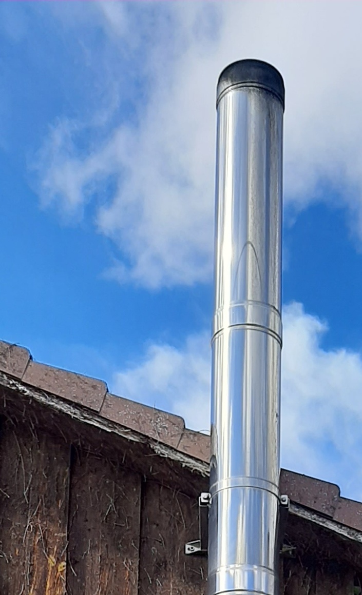 Kamin für die Kelterei