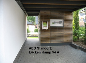 AED Standort: Am Hueskamp 15