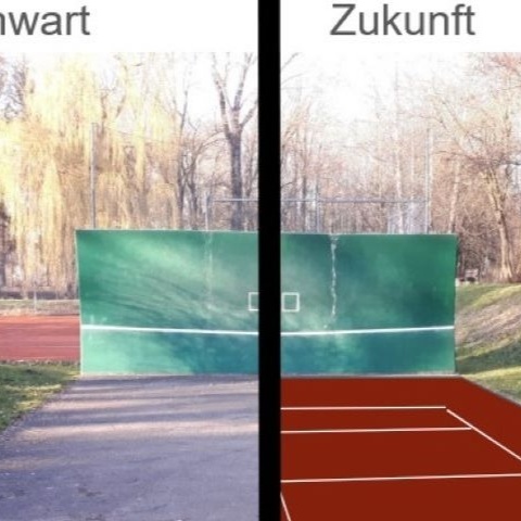 Erneuerung des Bodens vor der Tenniswand – Gemeinsam mehr erreichen!!