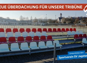Neue Überdachung für unsere Tribüne