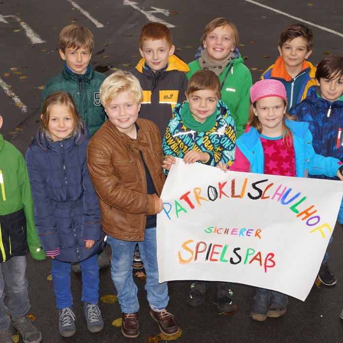 Patroklischulhof-sicherer Spielspaß