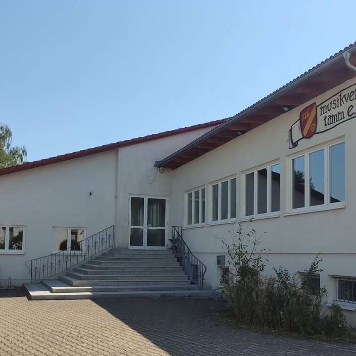 Vordach für unser Vereinsheim