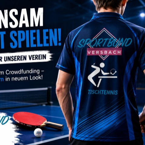 Neue Wettkampftrikots für die Tischtennisabteilung