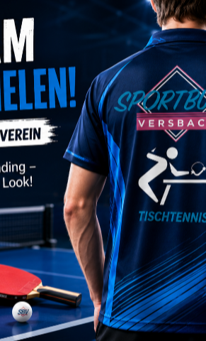 Neue Wettkampftrikots für die Tischtennisabteilung