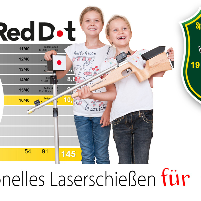 Laserzielanlage für Kids