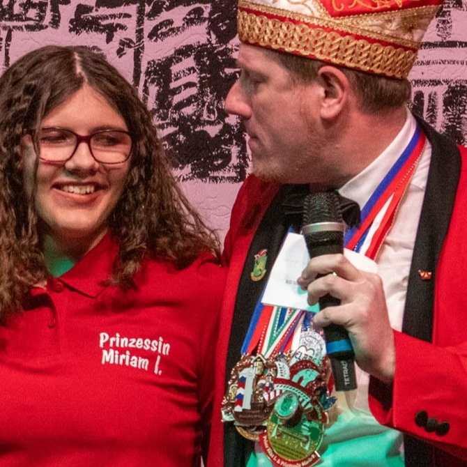 75 Jahre KG Mat Mött Miel – Gemeinsam für Prinzessin Miriam I.