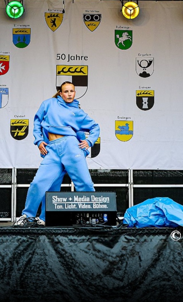 Cooles Outfit für die HipHop-Dancer des VfL Ostdorf