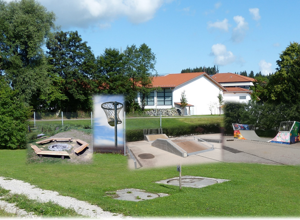 Grill- und Basketballplatz für die Jugend