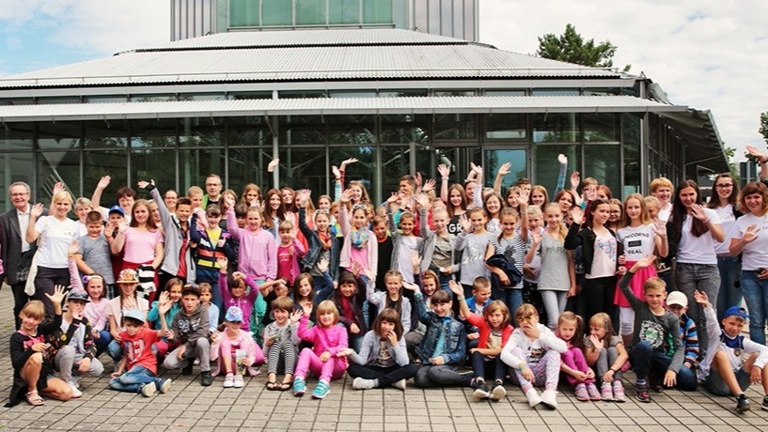 "Hilfe für Tschernobylkinder" Stein