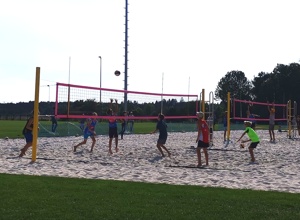 Bau der neuen Beachvolleyball  Anlage für den TSV Mühldorf e.V.