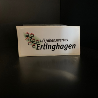 Patenschaftsurkunde + Aufkleber &quot;Erlinghagen&quot;