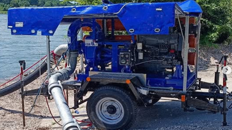 Neubeschaffung Schmutzwasserpumpe 4800 L/min für das THW Kaufbeuren