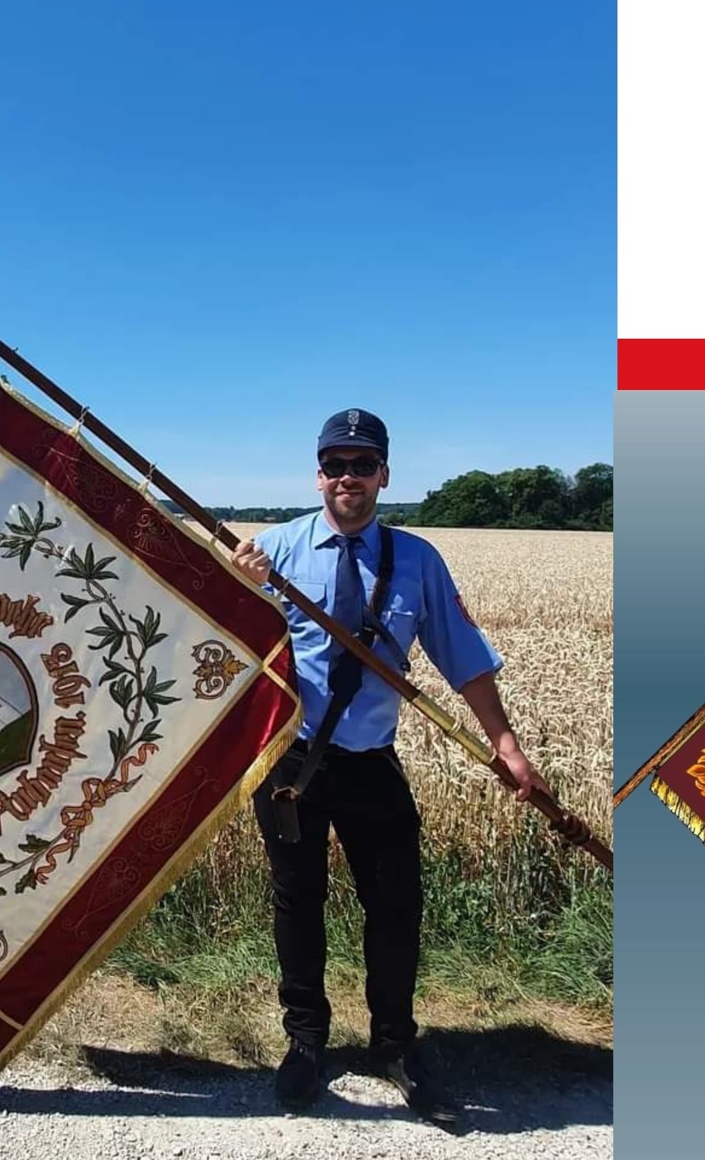 Neue Fahne für die Feuerwehr: Gemeinsam ins Jubiläumsjahr