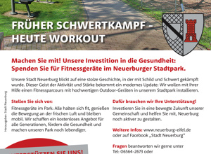 Früher Schwertkampf - Heute Workout