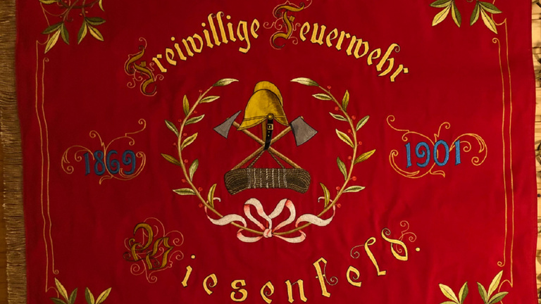 FF Wiesenfeld - Restaurierung Vereinsfahne