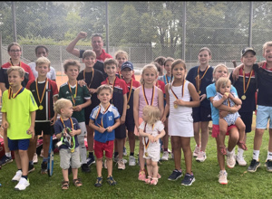 LED für 2 Tennisplätze ESV-Blau-Rot Bonn