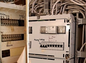 Defekte Gebäudeelektrik im Clubhaus