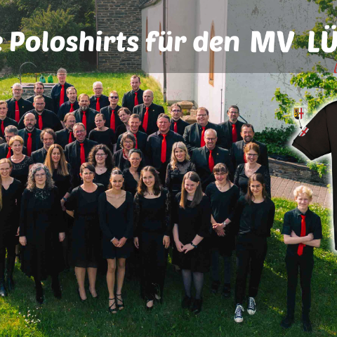 Neue Poloshirts für den MV Lüxem