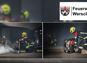 Ein Hochleistungslüfter für die Feuerwehr Werschau