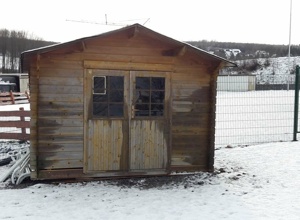 Bau eines Unterstandes Holzen