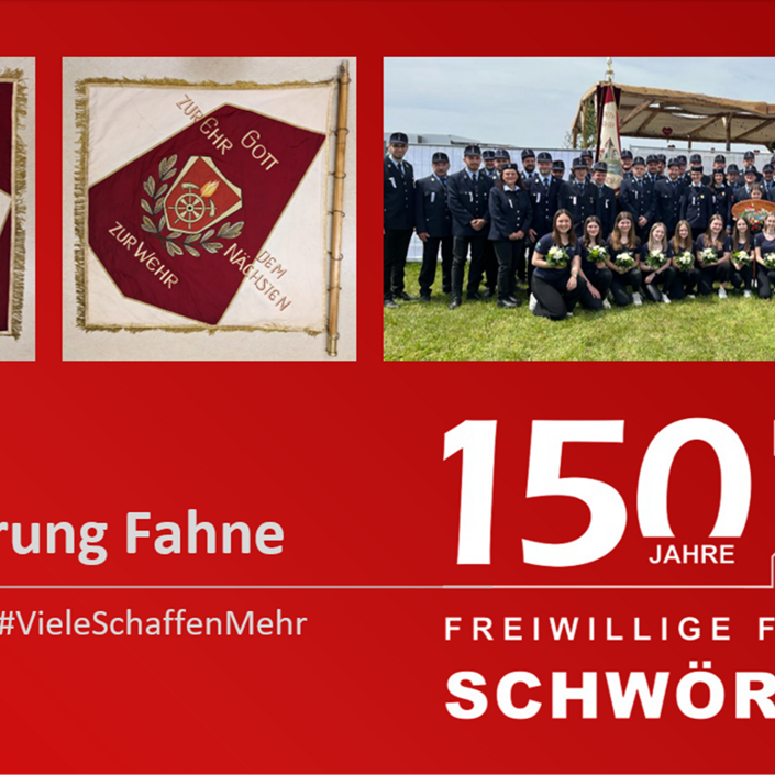 Restaurierung unserer Vereinsfahne zum 150-jährigen Vereinsjubiläum