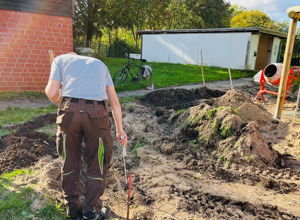 Buddeln, Schaukeln, Klettern - Sand für den Spielplatz Midlicher Bach