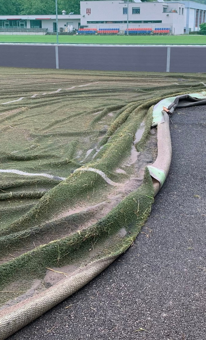Hochwasserhilfe für Minispielfeld VfR Birkmannsweiler
