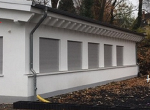 Neue Terrasse am Vereinsheim