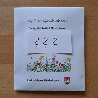 Ein besonderes Tütchen mit Blumensamen