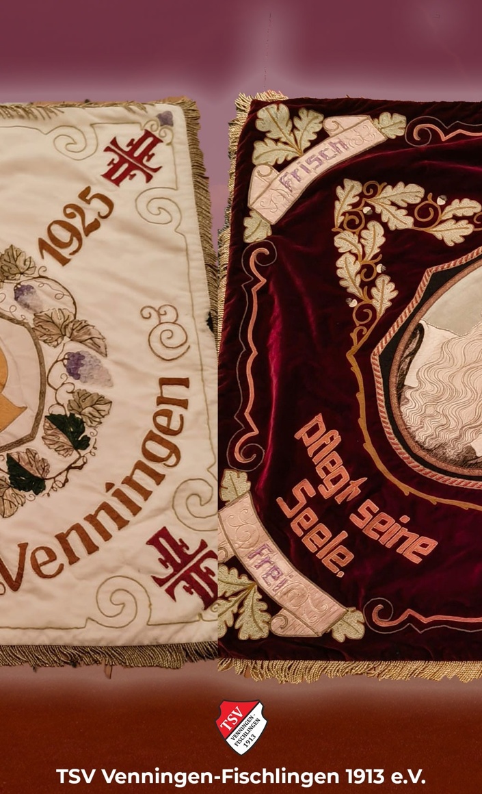 Restauration der 100 Jährigen Vereinsfahne