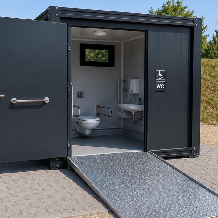 Barrierefreies WC Beachanlage Minden