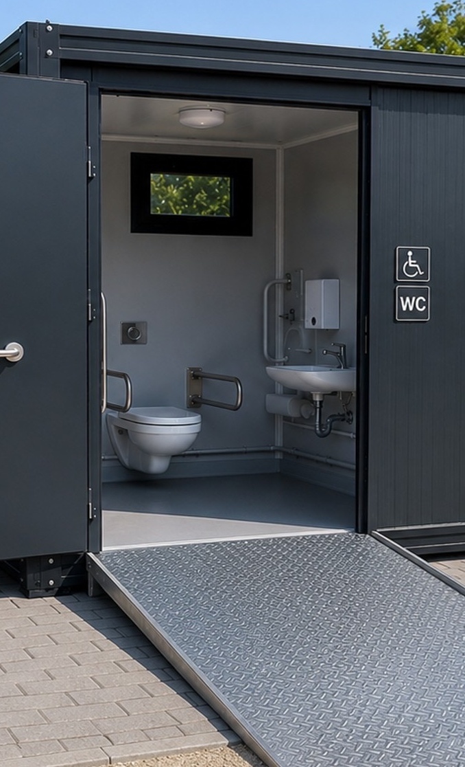 Barrierefreies WC Beachanlage Minden
