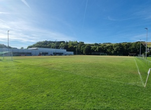 Bewässerungspumpe für den Naturrasenplatz