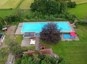 Reparatur von technischen Anlagen im Freibad Lenzinghausen